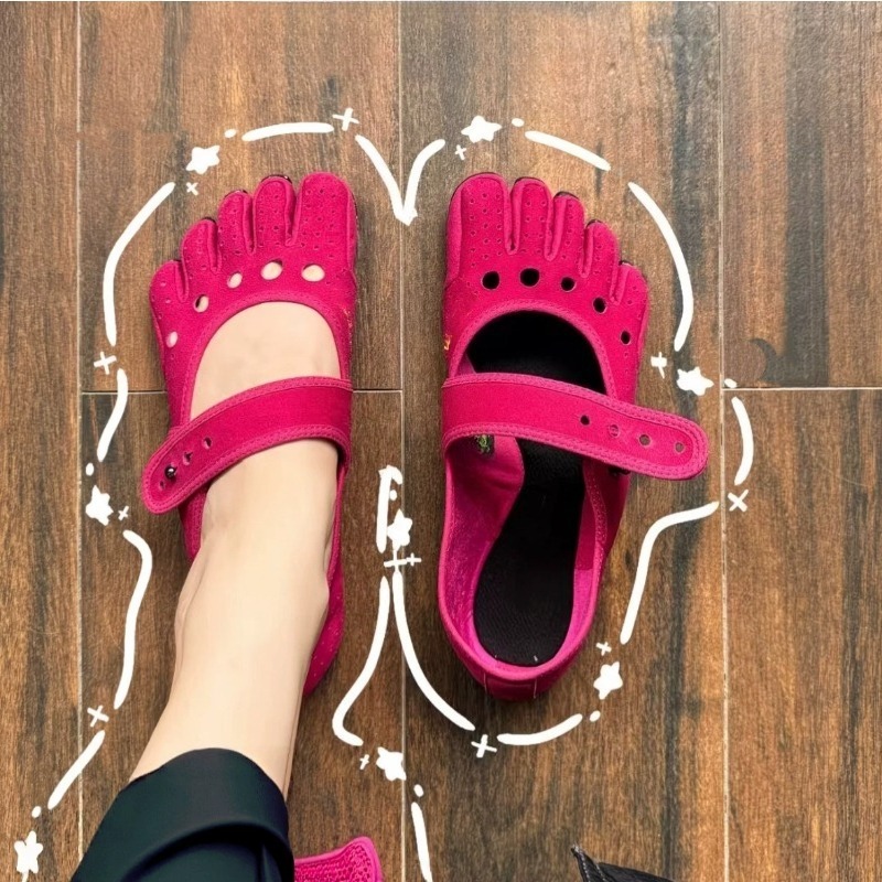 Pilates Yoga Footwear - Mary Jane schoenen met vijf tenen