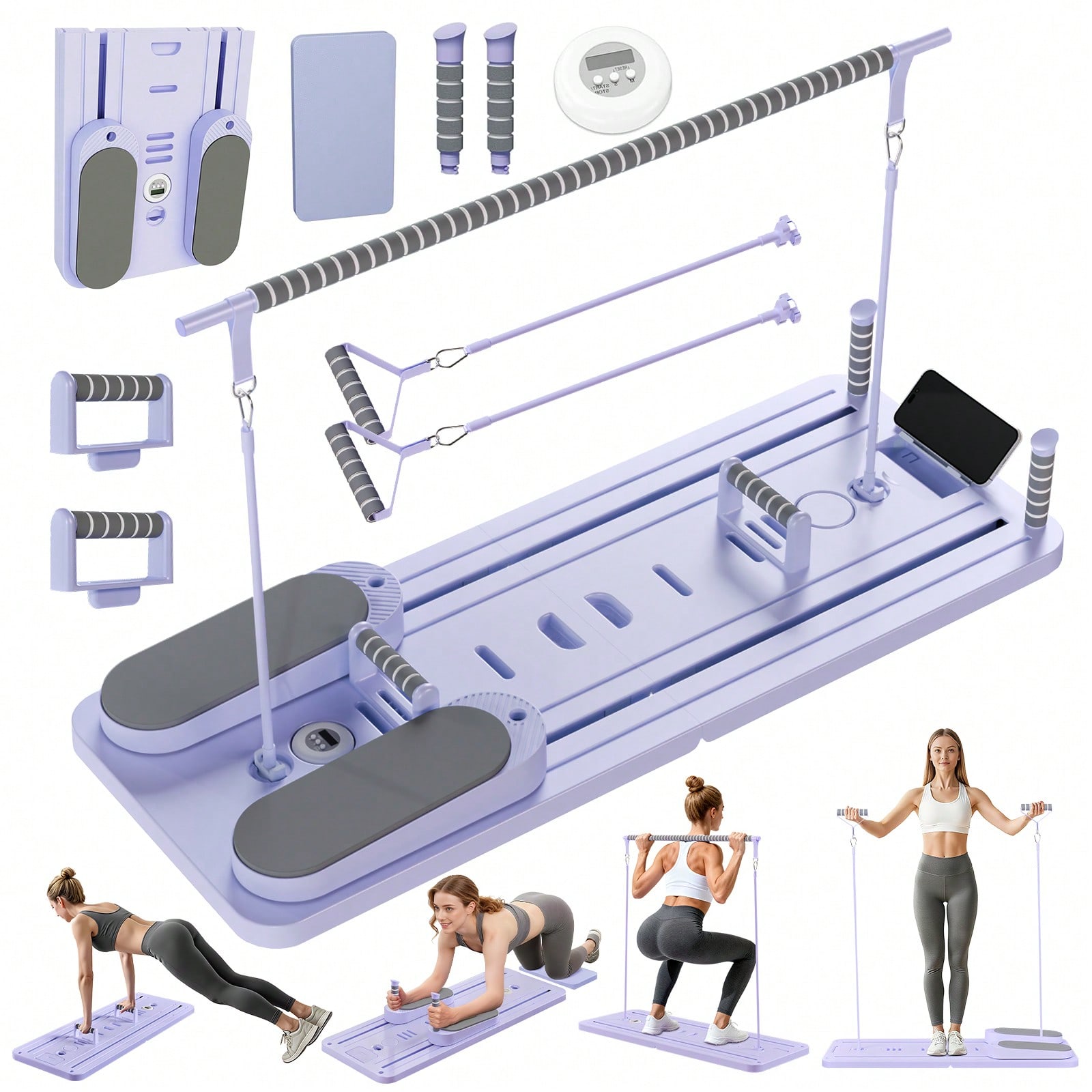 Pilates & Yoga En Talavera Raquel Díaz - Pilates Reformer met stang, Pilates Board