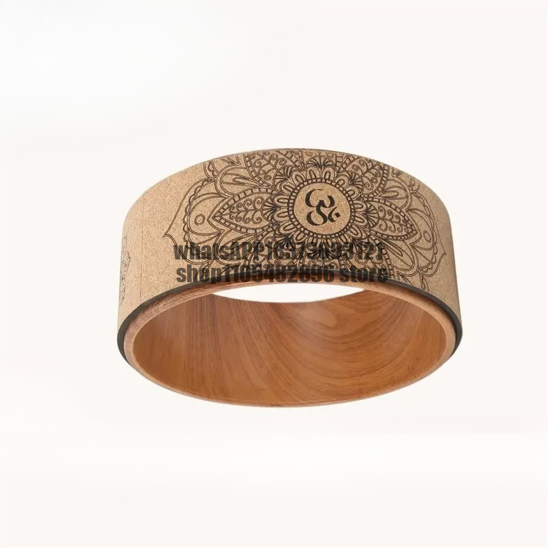 Yoga Wheel Dharma - Budgetvriendelijk kurk yoga wiel voor yogapositionen