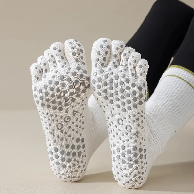 Pilates Yoga Hose - 1 paar nieuwe vijf teen siliconen