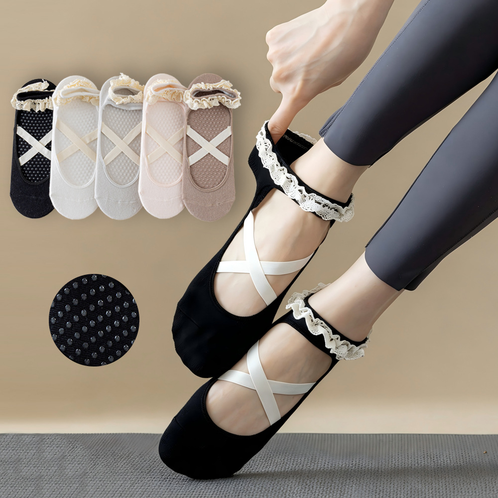 Leuke kanten pilates sokken, p - Pilates Yoga Hose recensie en prijs