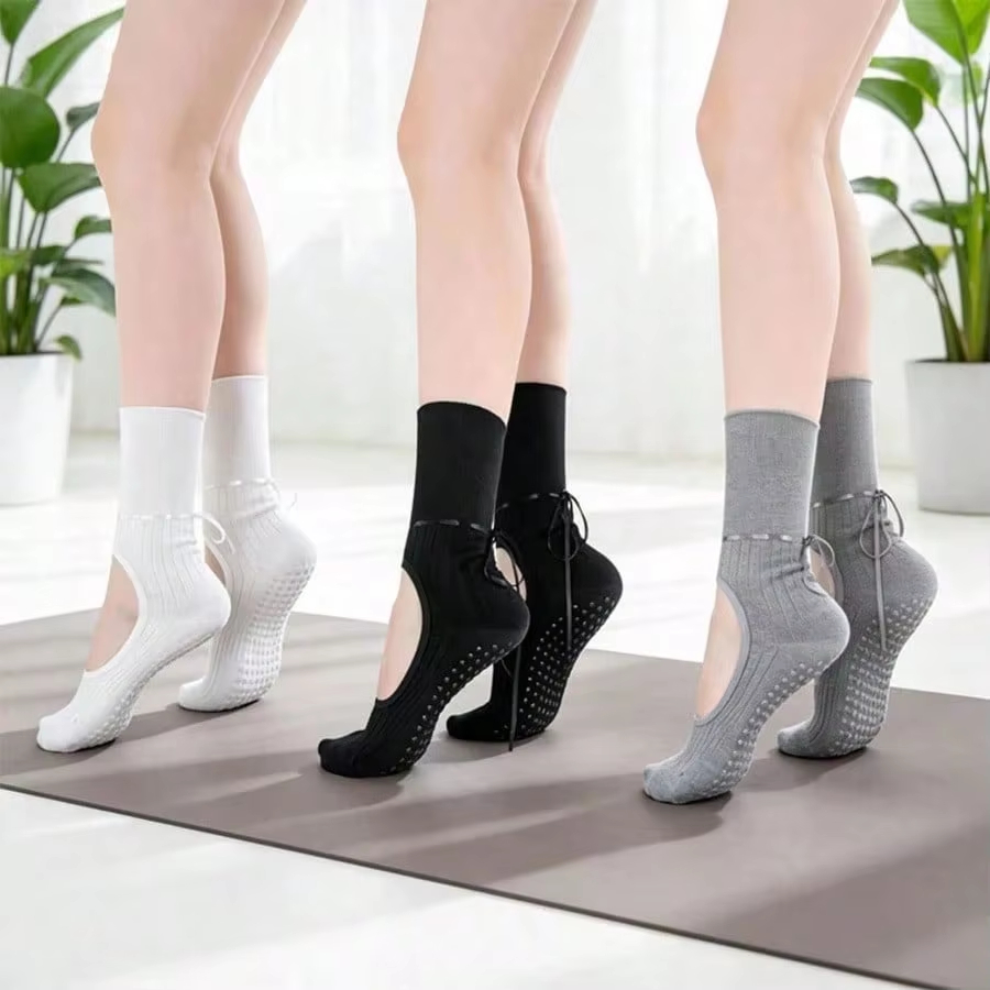 Nieuwe katoenen yogasokken met - Pilates Yoga Hose recensie en prijs