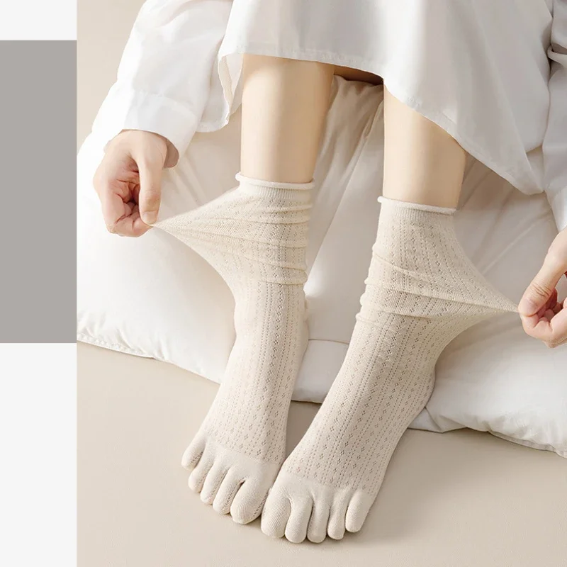 5-paar losse sokken met vijf a - Pilates Yoga Hose recensie en prijs