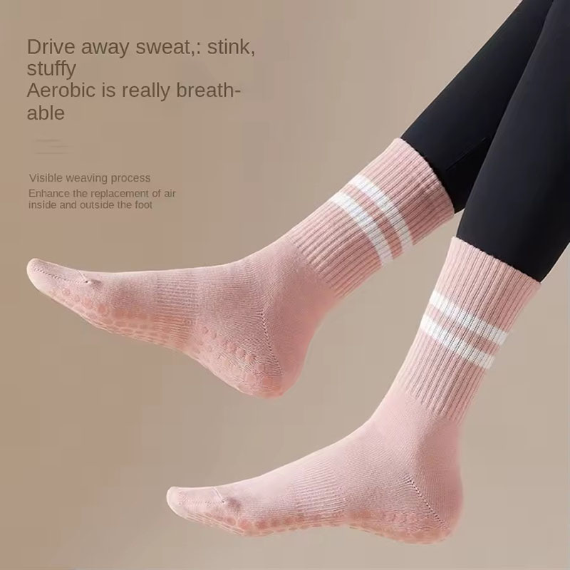 4 paar Mid Tube Double Bar Ges - Pilates Yoga Hose recensie en prijs